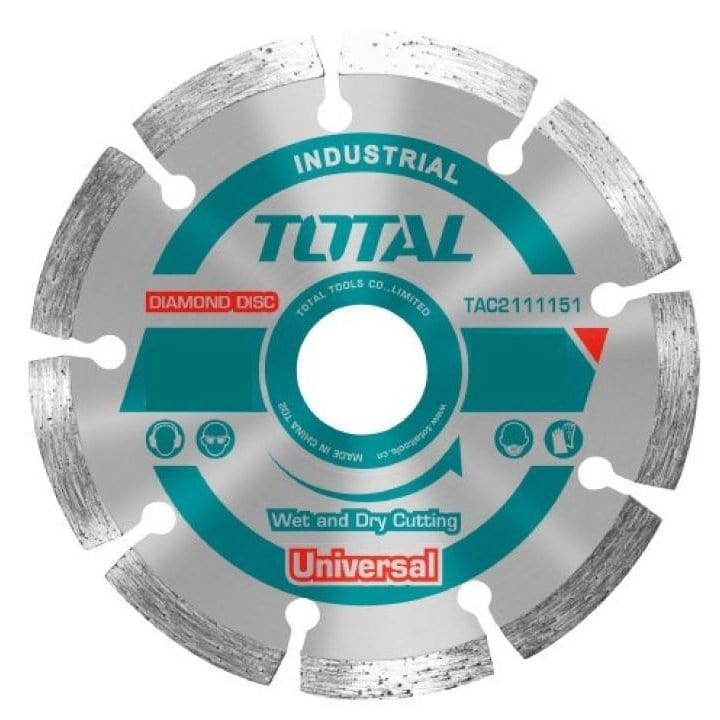 Total Grinding & Cutting Wheels Total Dry Diamond Disc 115 x 22 mm - TAC2111151