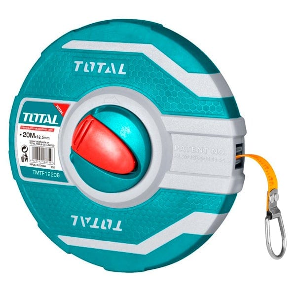 Total Tape Measure Total Fiberglass Measuring Tape 20m - TMTF12206