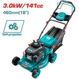 Total Lawn Mower Total Gasoline Lawn Mower 4HP 141cc 60L - TGT141182