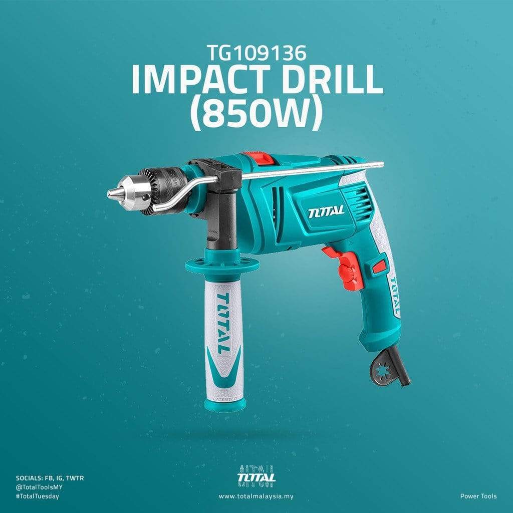 Total Drill Total Hammer Impact Drill 850W - TG109136