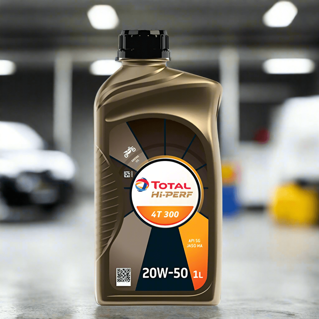 Total Engine Oils & Vehicle Fluids Total Hi-Perf 4T 300 Engine Oil 1L - 20W-50