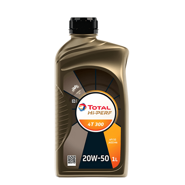 Total Engine Oils & Vehicle Fluids Total Hi-Perf 4T 300 Engine Oil 1L - 20W-50
