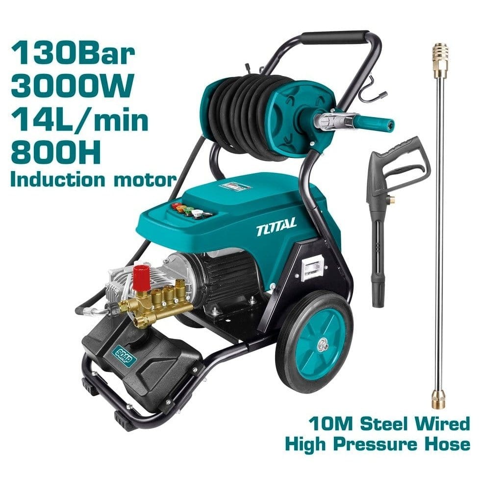 Total Pressure Washer Total High Pressure Washer 130Bar 3000W for Commercial Use - TGT11276