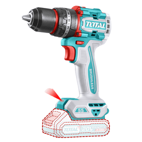Total Drill Total Lithium-Ion 20V Brushless Cordless Impact Drill With Battery And Charger - TIDLI20558