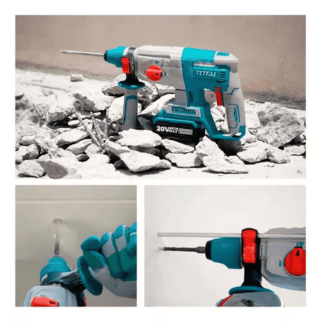 Total Drill Total Lithium-Ion Brushless Rotary Hammer with Two 20V Batteries - TRHLI202287