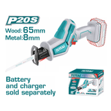 Total Reciprocating Saw Total Lithium-Ion Cordless Reciprocating Saw With Battery And Charger - TRSLI6506
