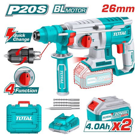 Total Drill Total Lithium-Ion Cordless Rotary Hammer - TRHLI202289