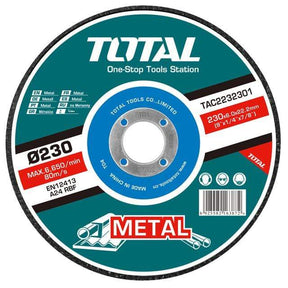 Total Grinding & Cutting Wheels Total Metal Grinding Disc Φ - 230 X 6mm - TAC2232301