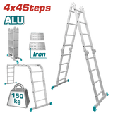 Total Ladder Total Multi-Purpose Aluminum Ladder 4x4 - THLAD04441