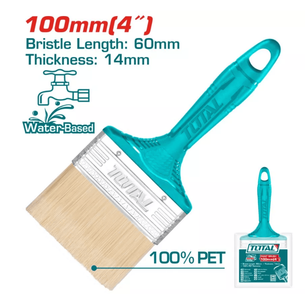 Total Paint Tools & Equipment Total Paint Brush 4" - THT840406