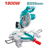 Total Bench & Stationary Tool Total Sliding Mitre Saw 1800W 255mm - TS42152557