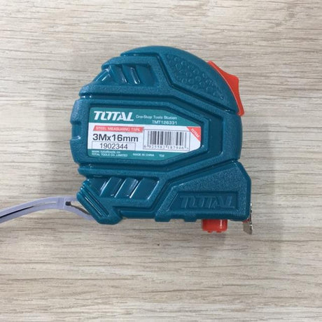 Total Tape Measure Total Steel Measuring Tape 3m x 16mm - TMT126331