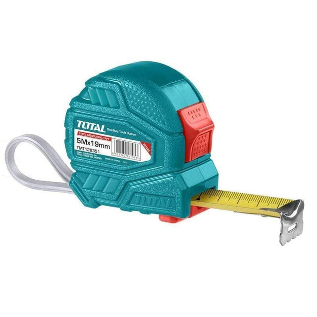 Total Tape Measure Total Steel Measuring Tape 5m x 19mm - TMT126351