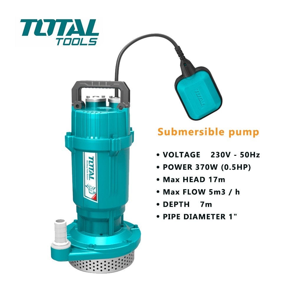 Total Submersible Pumps Total Submersible Pump 370W (0.5HP) - TWP63706