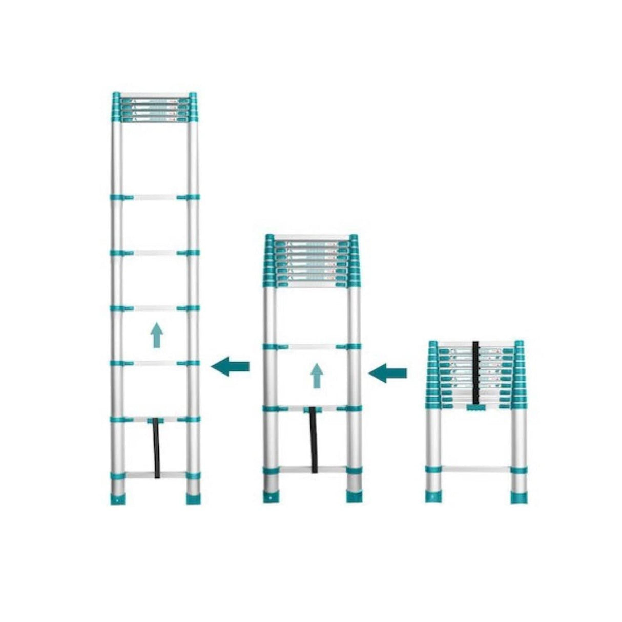 Total Ladder Total Telescopic Ladder 10 Steps - THLAD08101