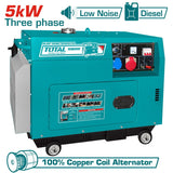 Total Generator Total Three Phase Diesel Generator 5KW – TP250003