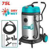 Total Steam & Vacuum Cleaner Total Wet & Dry Vacuum Cleaner 75 Liters 2400W - TVC24751