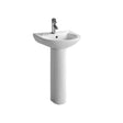 Tredex Bathroom Sink Tredex Full Pedestal Hand Wash Basin 520 x 445 x 800mm - B212