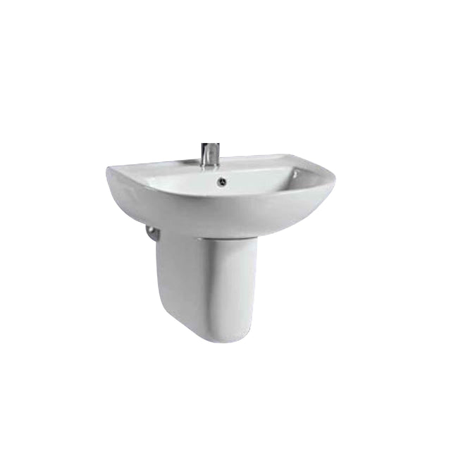 Tredex Bathroom Sink Tredex Half Pedestal with Hand Wash Basin 520 x 440 x 470mm - C203