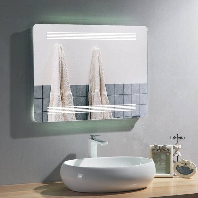 Tredex Shower Caddy & Mirror Tredex Rectangular LED Bathroom Mirror with Touch Button 600 x 800mm - N060