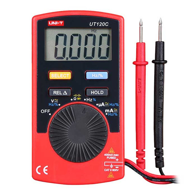 Uni-T Digital Meter Uni-T Portable Digital Multimeter 4000 Counts 600V - UT 120C