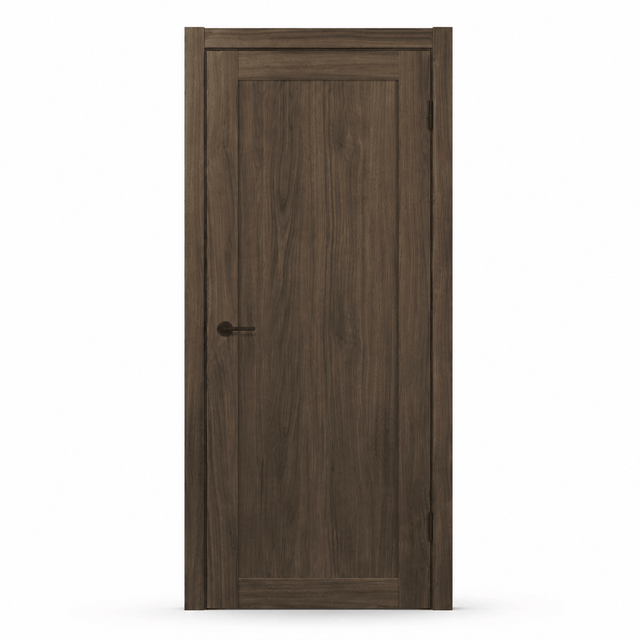 Unidoors Interior Doors Unidoors 7 ft Elegant PP-Coated Solid-Core Interior Door with Handle, Lock & 5 Keys - EL01