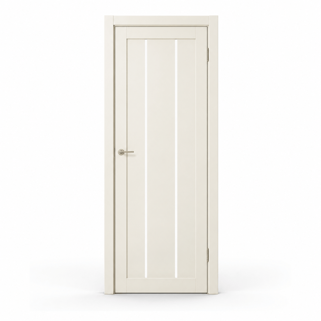 Unidoors Interior Doors Unidoors Elegant PP-Coated Glass-Insert Interior Door with Handle, Lock & 5 Keys 90 cm - EL02