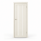 Unidoors Interior Doors Unidoors Elegant PP-Coated Glass-Insert Interior Door with Handle, Lock & 5 Keys 90 cm - EL02