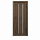 Unidoors Interior Doors Unidoors Elegant PP-Coated Glass-Insert Interior Door with Handle, Lock & 5 Keys 90 cm - EL02
