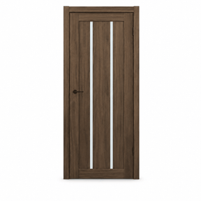 Unidoors Interior Doors Unidoors Elegant PP-Coated Glass-Insert Interior Door with Handle, Lock & 5 Keys 90 cm - EL02