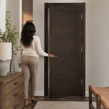 Unidoors Interior Doors Unidoors Essential PVC-Coated Solid-Core Interior Door with Handle, Lock & 5 Keys - ES01