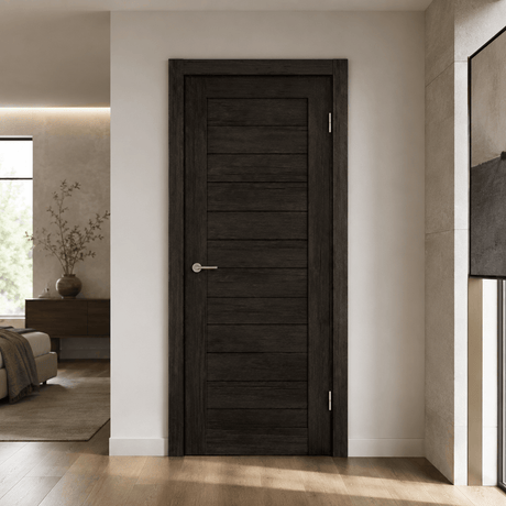 Unidoors Interior Doors Unidoors Essential PVC-Coated Solid-Core Interior Door with Handle, Lock & 5 Keys - ES01