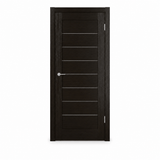 Unidoors Interior Doors Unidoors Modern Slim Horizontal Glass-Line Interior Door with Handle, Lock & 5 Keys - MD01
