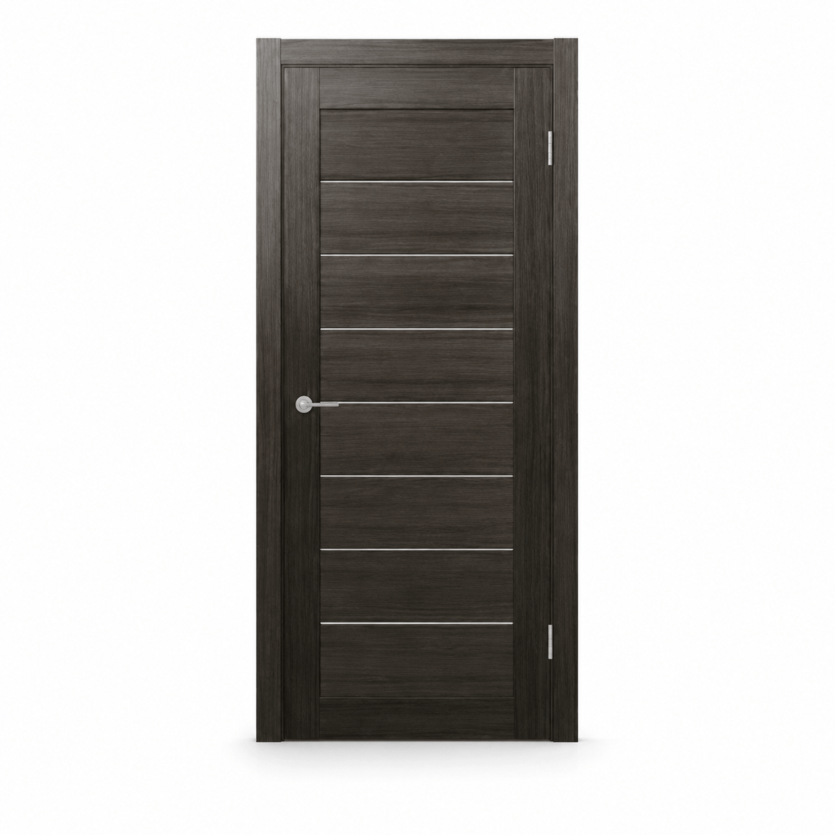 Unidoors Interior Doors Unidoors Modern Slim Horizontal Glass-Line Interior Door with Handle, Lock & 5 Keys - MD01