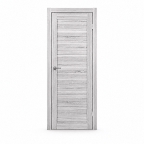 Unidoors Interior Doors Unidoors Modern Slim Horizontal Glass-Line Interior Door with Handle, Lock & 5 Keys - MD01
