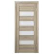 Unidoors Security Doors Unidoors Oak Sonoma PVC Internal Door - MD02