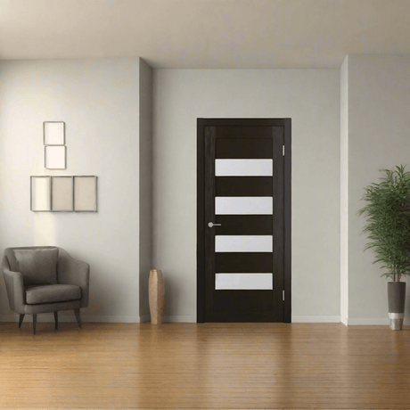 Unidoors Security Doors Unidoors Wenge PVC Internal Door - MD02
