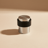 Union Door Hardware & Accessories Union Satin Stainless Steel Cylindrical Floor Door Stop with Rubber Buffer - DS-006-SSS