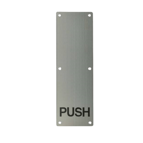 Union Door Hardware & Accessories Union Satin Stainless Steel Door Push Plate 300 x 100 x 1.5mm - S-PUSH-300-100-SSS