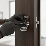 Union Door Hardware & Accessories Union Satin Stainless Steel Euro Profile Cylinder Pull Escutcheon - ES-FP-01-SSS