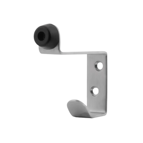 Union Door Hardware & Accessories Union Stainless Steel Buffered Door Coat Hook with Integrated Door Stop - CH-39-SSS