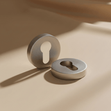 Union Door Hardware & Accessories Union Stainless Steel Euro Profile Cylinder Escutcheon Pair - ES-P-EP-01-SS