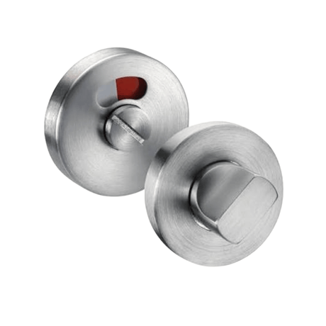 Union Door Hardware & Accessories Union Toilet Indicator & Thumbturn Set with Emergency Release | Black & Satin