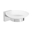 Vado Bathroom Accessories Vado Bokx Frosted Glass Soap Dish & Holder - AX-BOK-182-CP