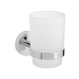 Vado Bathroom Accessories Vado Sirkel Frosted Glass Tumbler & Holder - AX-SIR-183-CP