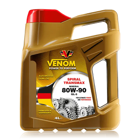Venom Engine Oils & Vehicle Fluids Venom Spiral Transmax Mineral Gear Lubricant Oil 20L/208L - SAE 80W-90