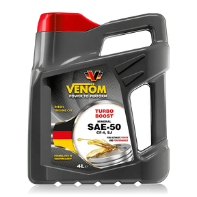 Venom Engine Oils & Vehicle Fluids Venom Turbo Boost Mineral Engine Oil 5L/208L - SAE 50