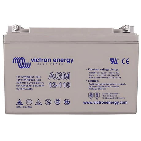 Victron Power Management & Protection Victron Energy Dual Purpose AGM Battery 12V 110Ah - BAT412101084