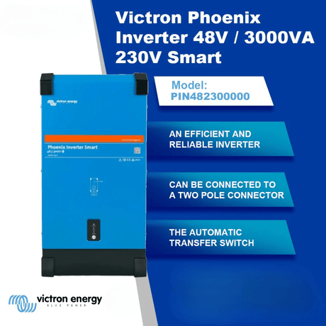 Victron Inverters & Inverter/Chargers Victron Phoenix Inverter 48V/3000VA 230V Smart - PIN482300000
