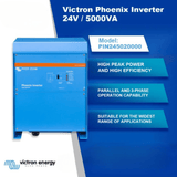 Victron Inverters & Inverter/Chargers Victron Solar phoenix inverter 24/5000 230V VE. Bus -  PIN245020000